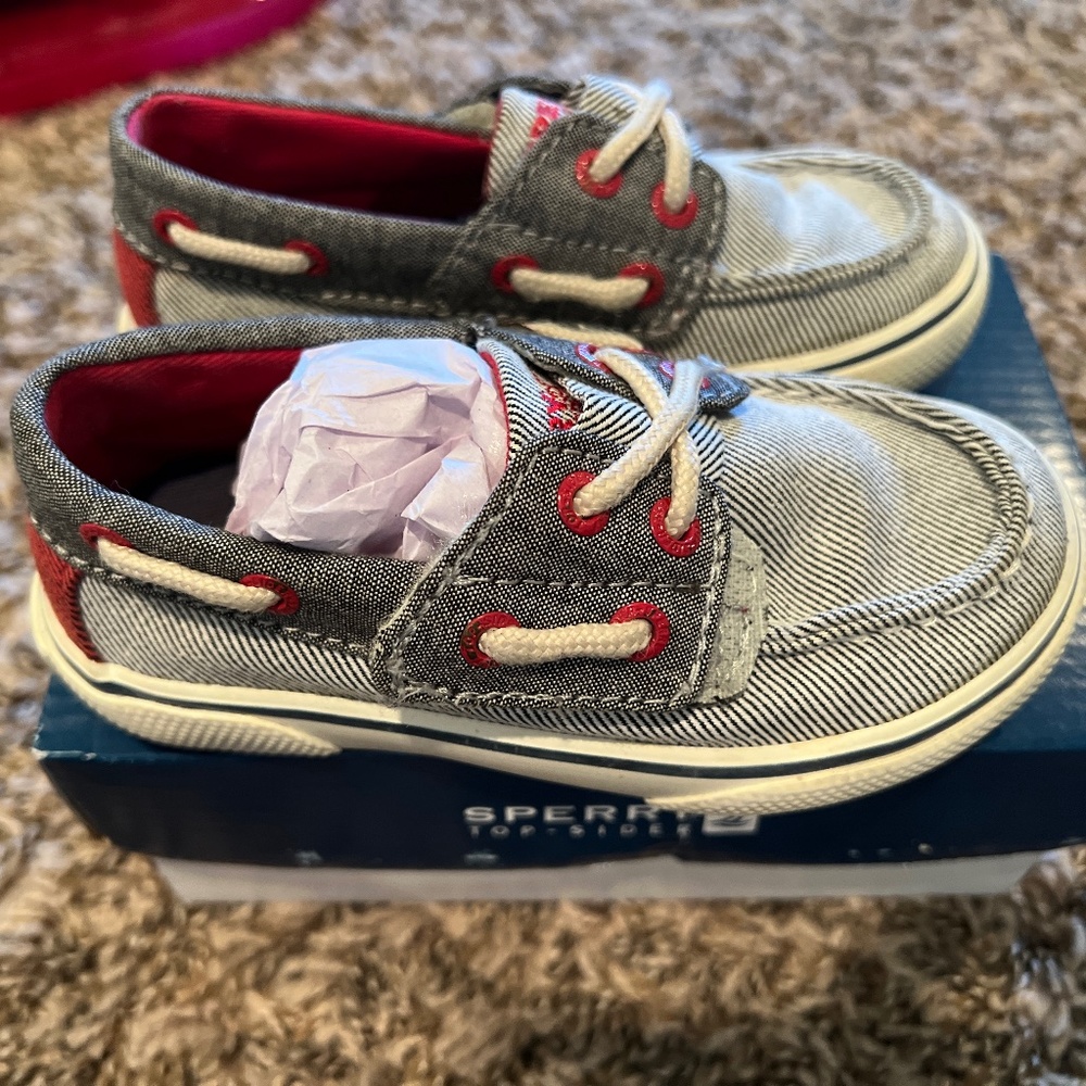Sperry top slider toddler boys loafers